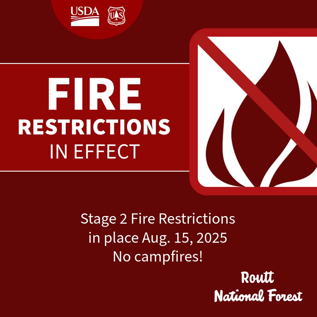 Routt National Forest Under Stage 2 Fire Restrictions – County 5
